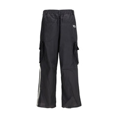 Y-3 Black Polyamide Cargo Pants