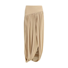 Ferragamo Beige Viscose Skirt