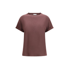 Brunello Cucinelli Bordeaux Nylon T-Shirt