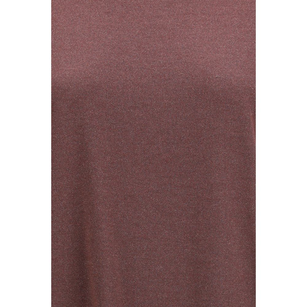 Brunello Cucinelli Bordeaux Nylon T-Shirt