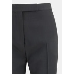 Tom Ford Black Fleece Wool Dress Pants