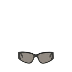 Balenciaga Black Calf Leather Bos Taurus Sunglasses