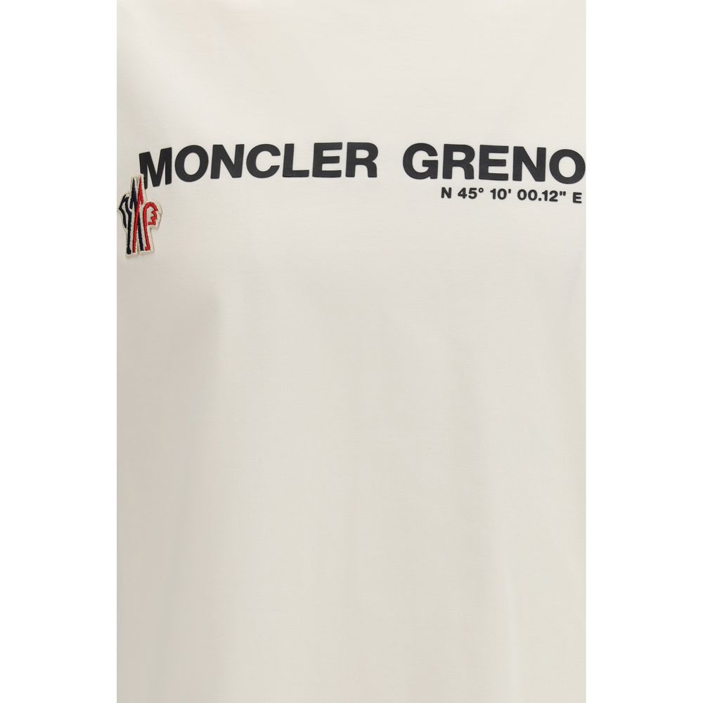 Moncler Grenoble White Cotton T-Shirt