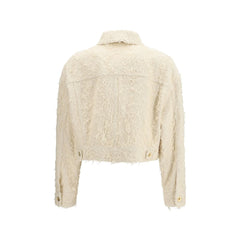 Brunello Cucinelli Beige Cotton Denim Jacket