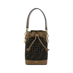 Fendi Brown Calf Leather Bos Taurus Backet Bag