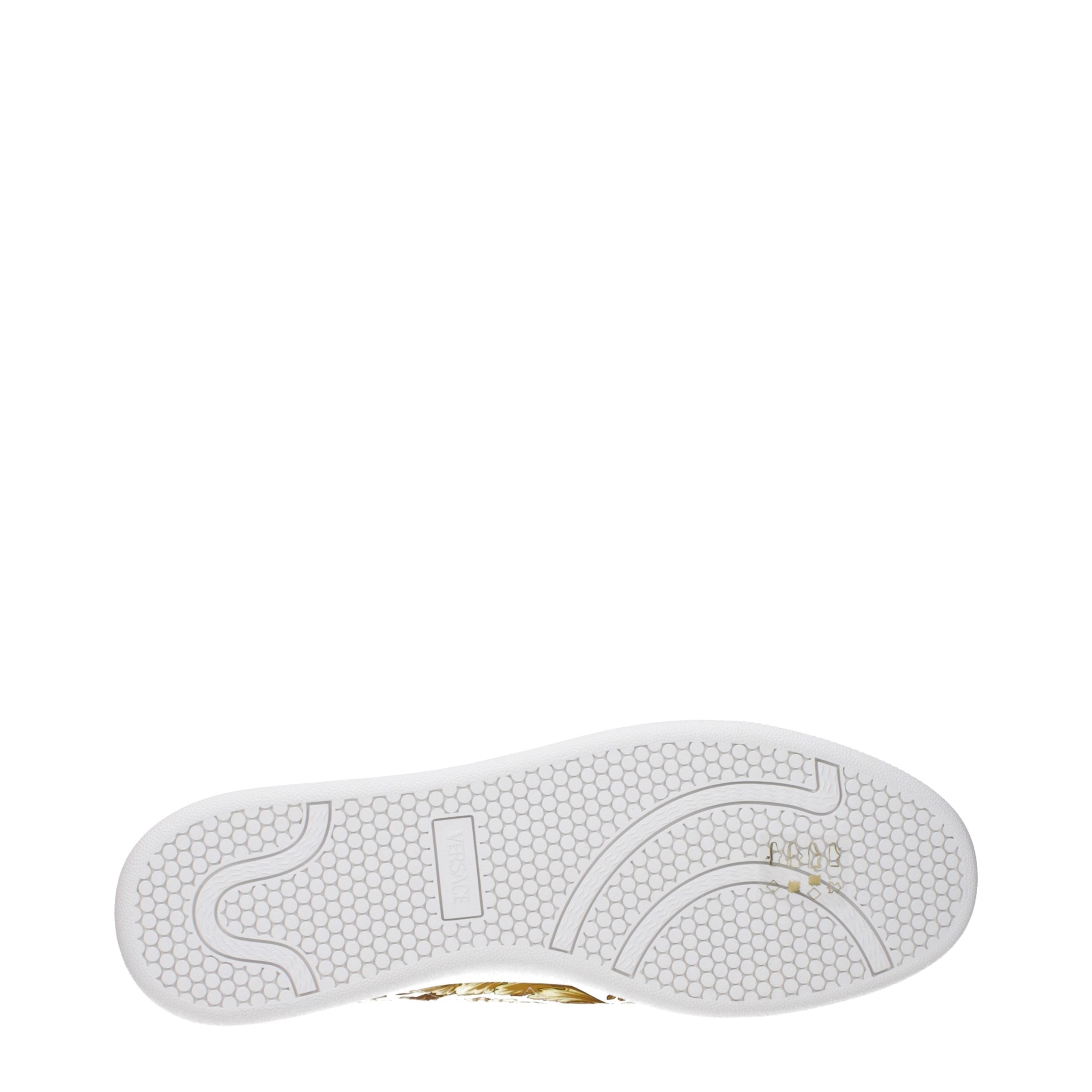 Versace Blue Leather Sneakers