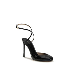 Tom Ford Black Calf Leather Bos Taurus High Heel Pumps