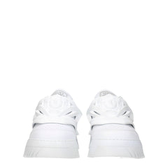 Versace White Leather Sneakers - EU43/US10