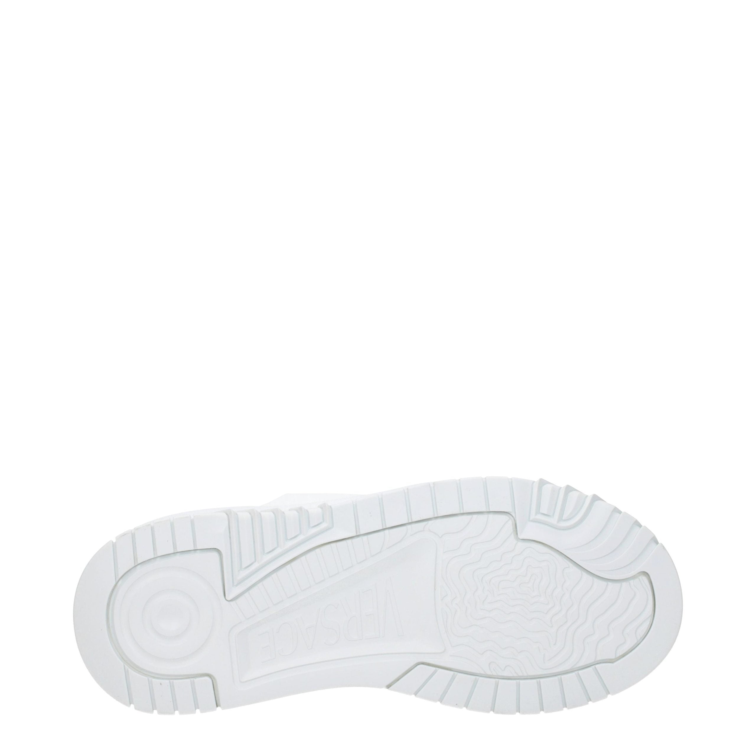 Versace White Leather Sneakers - EU43/US10