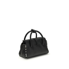 Zanellato Black Calf Leather Bos Taurus Handbag