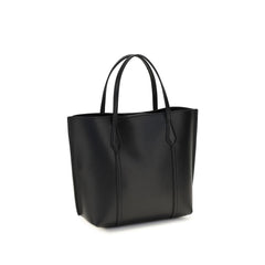 Tory Burch Black Calf Leather Bos Taurus Handbag