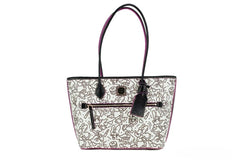 Dooney & Bourke Disney Medium Minnie Mouse Line Art Coated Cotton Tote Handbag
