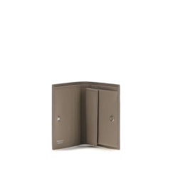 Ferragamo Beige Calf Leather Bos Taurus Wallet