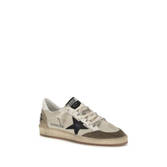 Golden Goose White Calf Leather Bos Taurus Low Top Sneakers