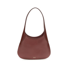 Khaite Bordeaux Calf Leather Bos Taurus Handbag