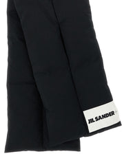 Jil Sander Black Cotton Foulard