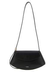 Jil Sander Black Bovine Leather Crossbody Bag