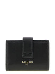 Balmain Black Lamb Leather Cardholder