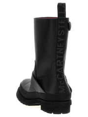 Stella McCartney Black Polyester Ankle Boots