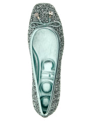 Jimmy Choo Bicolor Textile Ballet Flats