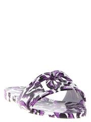 Dolce & Gabbana Purple Plastic Slides
