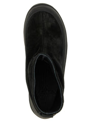 Stone Island Black Rubber Ankle Boots