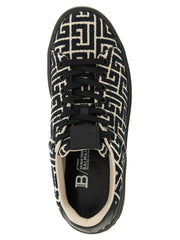 Balmain Black Cotton Sneakers