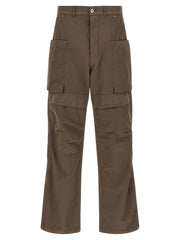 DRKSHDW Brown Cotton Cargo Pants