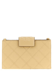 Tory Burch Beige Lamb Leather Cardholder