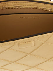 Tory Burch Beige Lamb Leather Cardholder