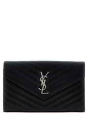 Saint Laurent Black Calfskin Clutch Bag