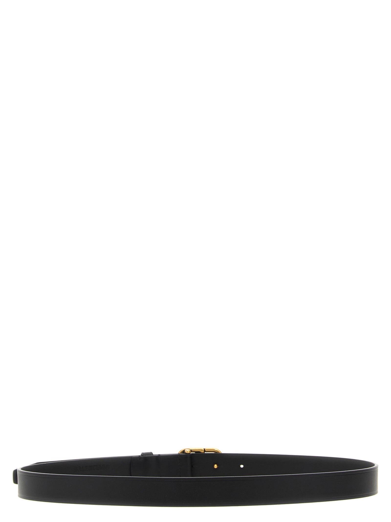 Balenciaga Black Calfskin Thin Belt