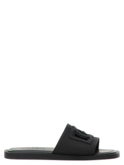 Dolce & Gabbana Black Polyethylene Slides
