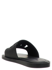 Dolce & Gabbana Black Polyethylene Slides