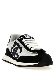 Dolce & Gabbana Bicolor Calfskin Athletic Sneakers