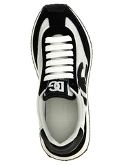 Dolce & Gabbana Bicolor Calfskin Athletic Sneakers
