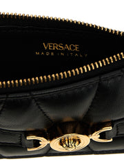 Versace Black Lamb Leather Cardholder