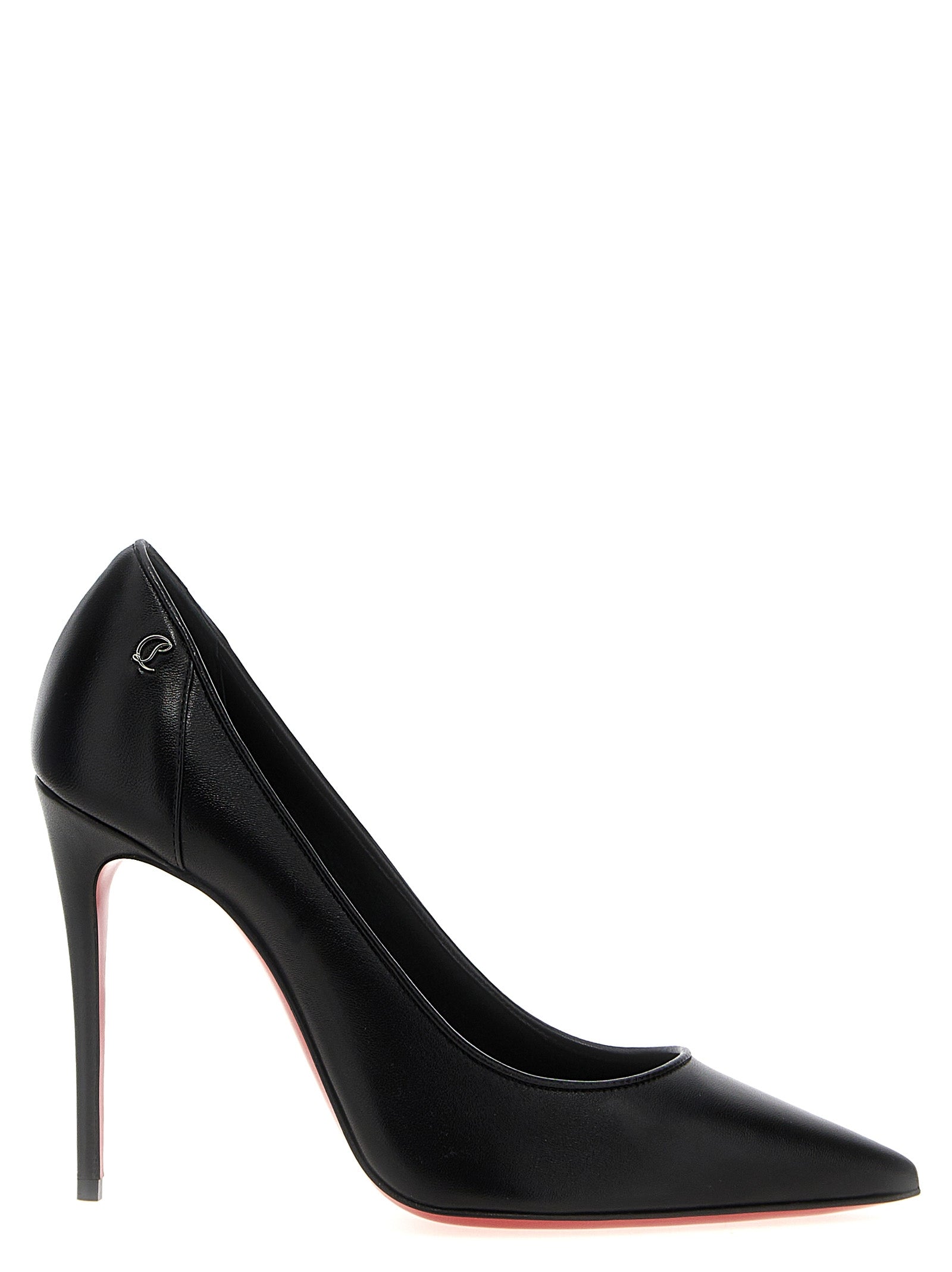 Christian Louboutin Black Napa Leather / Calf Bos Taurus High Heel Pumps