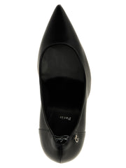 Christian Louboutin Black Napa Leather / Calf Bos Taurus High Heel Pumps