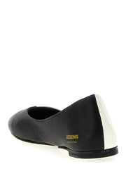 Jacquemus Bicolor Lamb Leather Ballet Flats