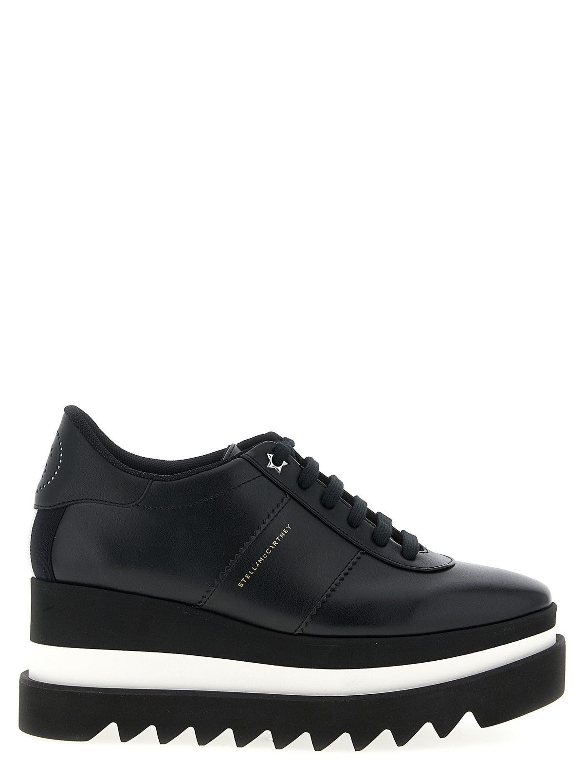 Stella McCartney Black Polyethylene Wedge Sandals