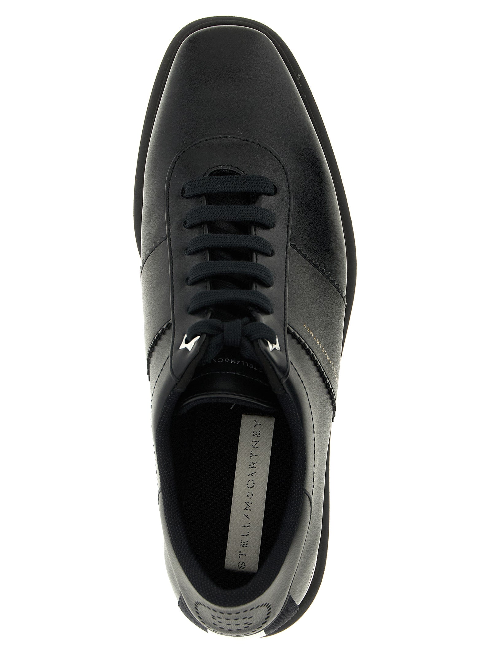 Stella McCartney Black Polyethylene Wedge Sandals