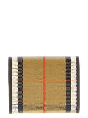 Burberry Beige Cotton Cardholder