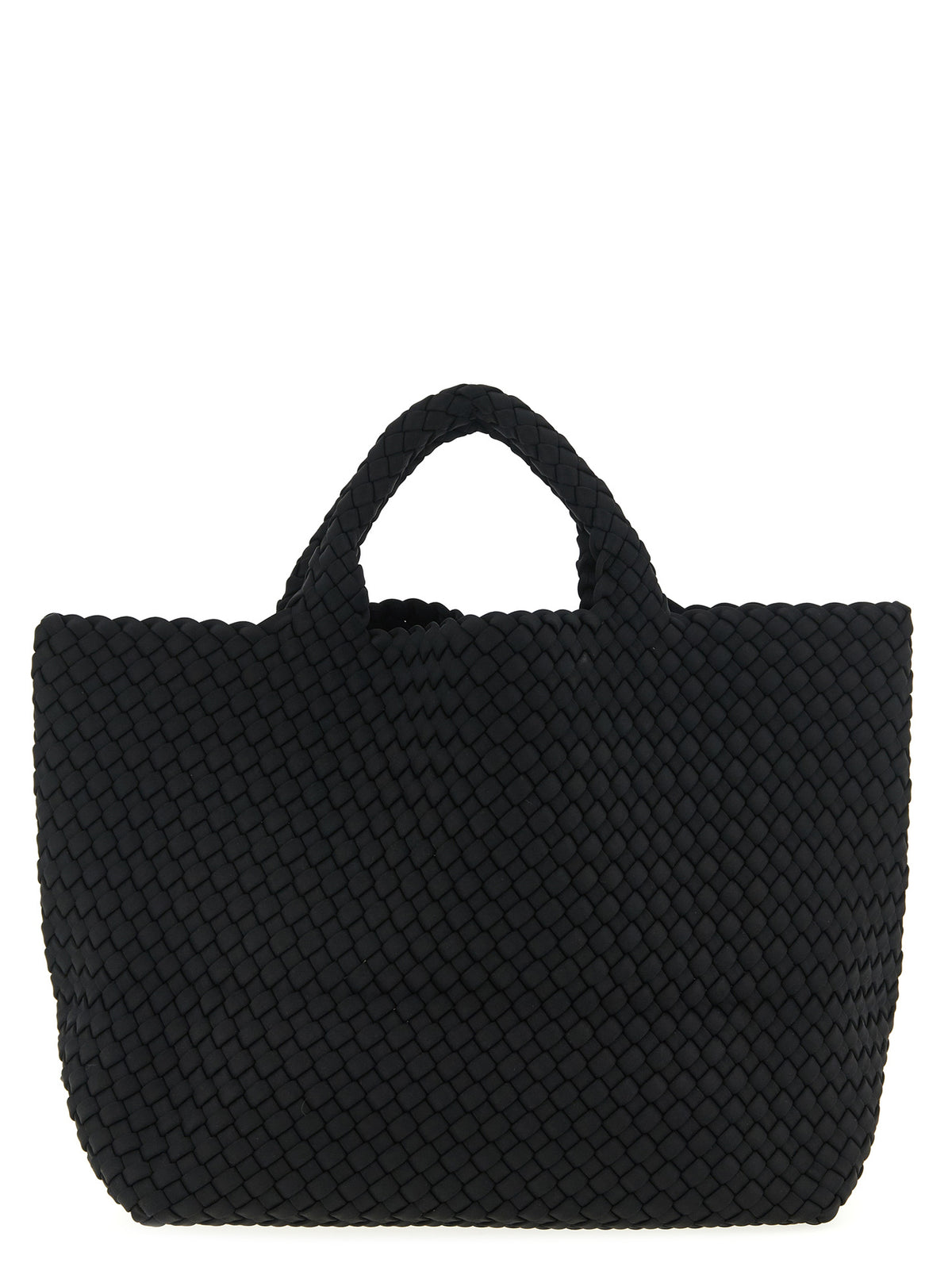 NAGHEDI Black Neoprene Tote Bag