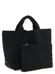 NAGHEDI Black Neoprene Tote Bag