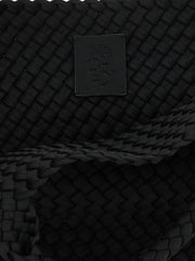 NAGHEDI Black Neoprene Tote Bag