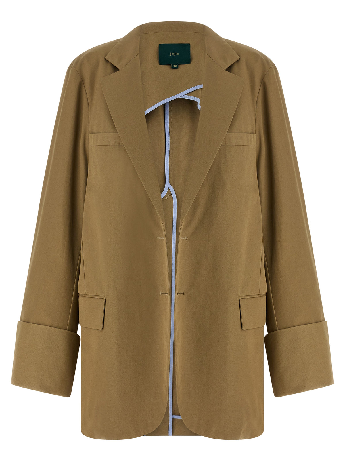 MAISON JEJIA Beige Cotton Blazer
