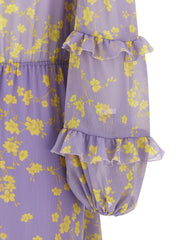 CATALINA Purple Recycled Polyester Long Dress