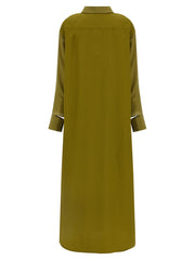 MAISON JEJIA Bicolor Silk Long Dress