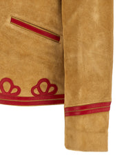 BODE Beige Cowhide Leather Jacket
